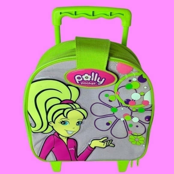 polly Other - Rare Polly‎ Pocket Rolling Suitcase Storage Carrier